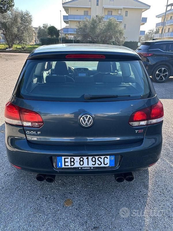 Usata VW Golf VI 200 CV (147 kW) 2010 Blu Utilitaria