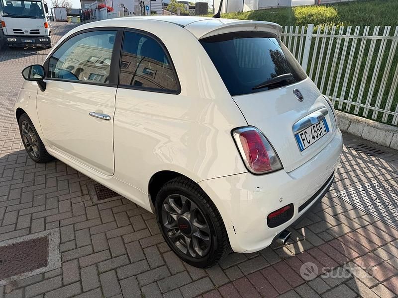 Usata Fiat 500 Lounge 95 CV (69 kW) 2015 Bianco Berlina