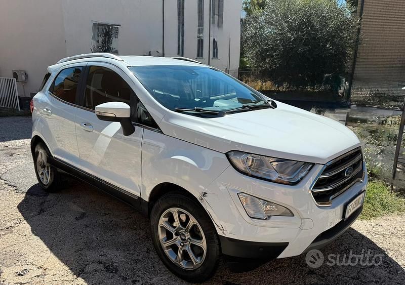 Usata Ford Ecosport Titanium 100 CV (73 kW) 2019 Bianco SUV
