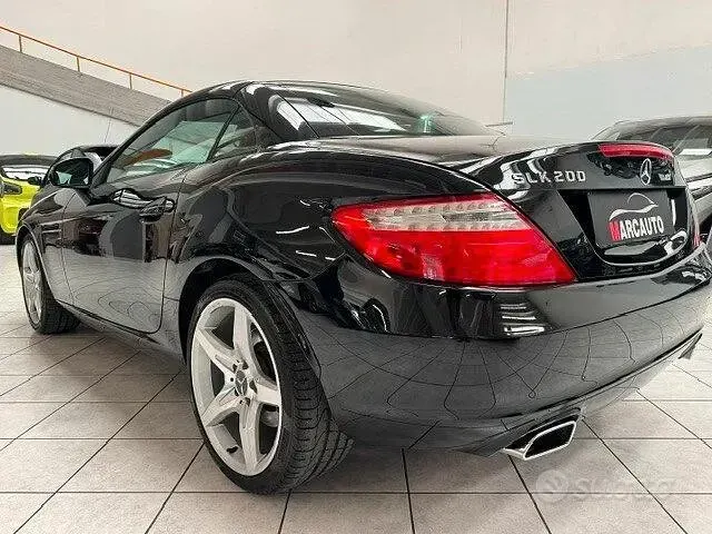 Usata Mercedes SLK200 184 CV (135 kW) 2011 Nero Cabrio