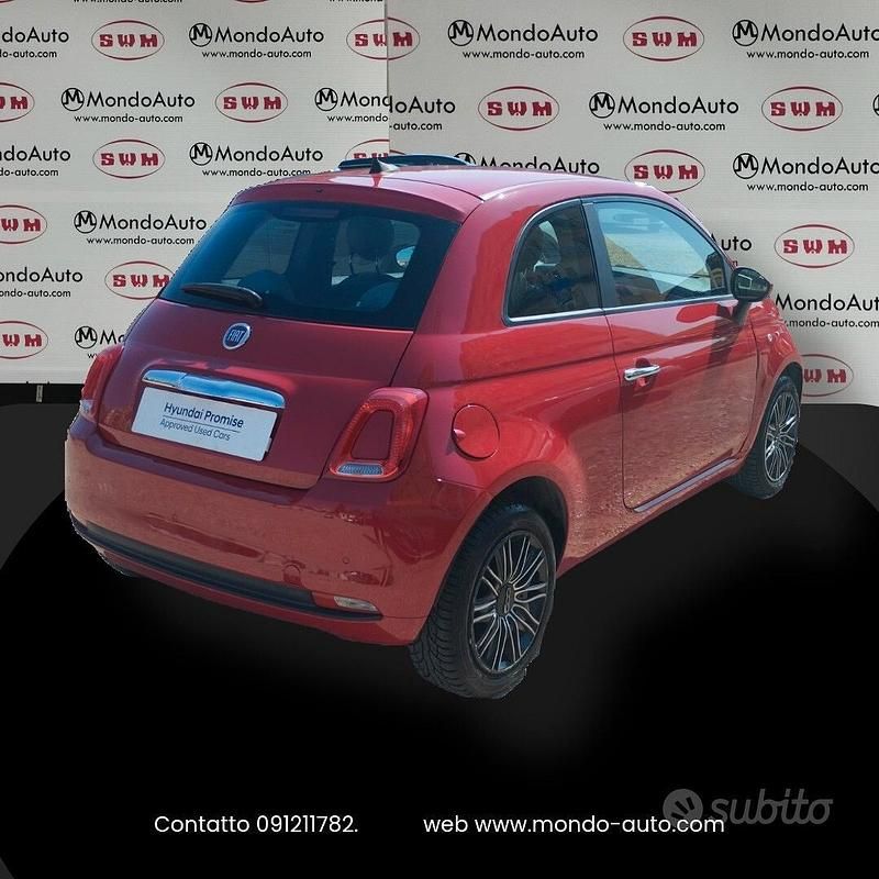 Usata Fiat 500 Lounge 69 CV (50 kW) 2019 Rosso Utilitaria
