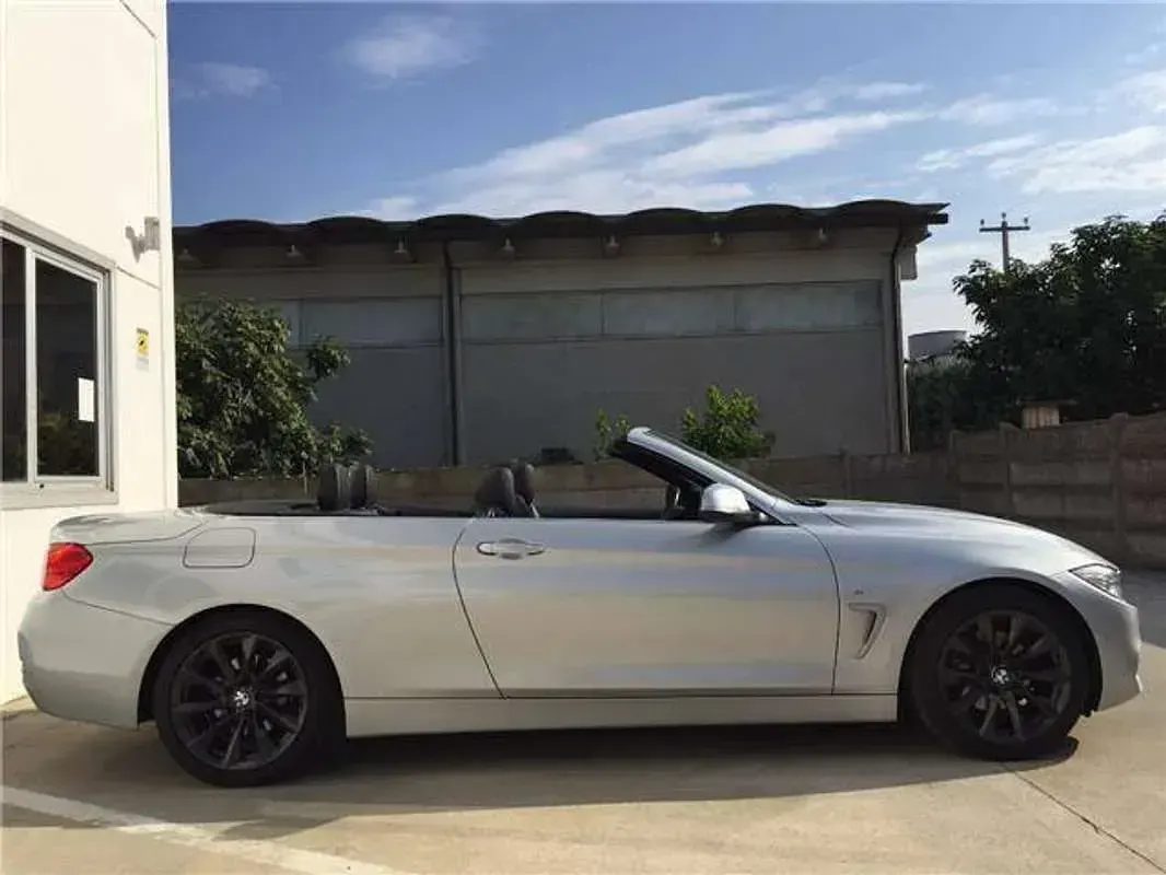 Usata BMW 420 Cabriolet Efficient Dynamics 184 CV (135 kW) 2014 Grigio Cabrio