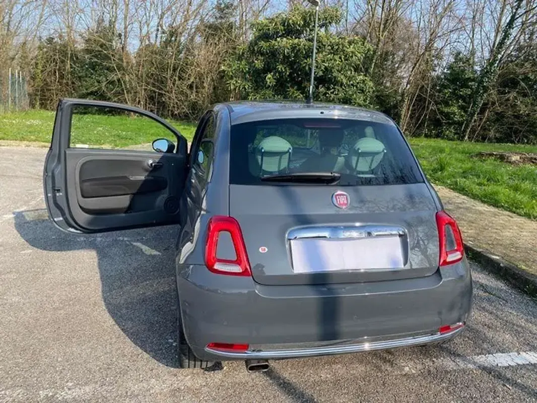 Usata Fiat 500 Lounge 86 CV (63 kW) 2016 Grigio Utilitaria