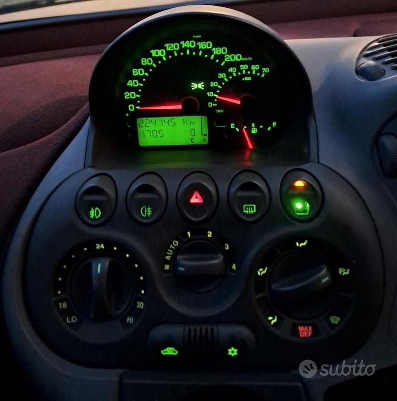 Usata Fiat Multipla 2004 Blu Monovolume