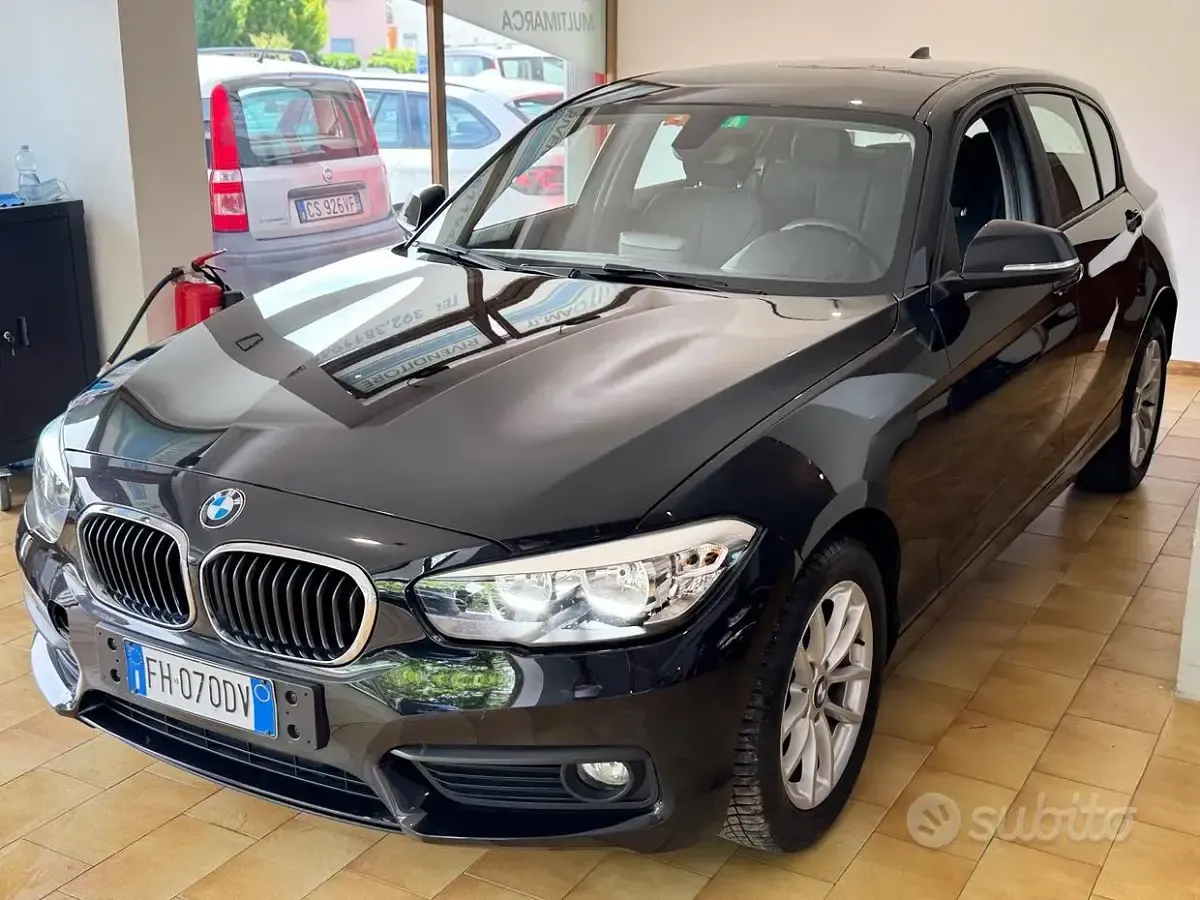 Usata BMW 116 Advantage 116 CV (85 kW) 2017 Nero Utilitaria