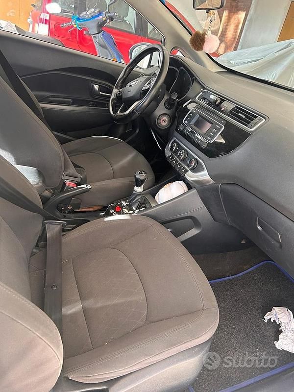 Usata Kia Rio 85 CV (62 kW) 2016 Bianco Utilitaria