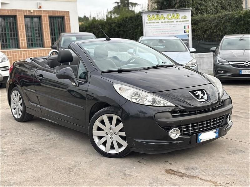 Usata Peugeot 207 CC 120 CV (88 kW) 2009 Nero Cabrio