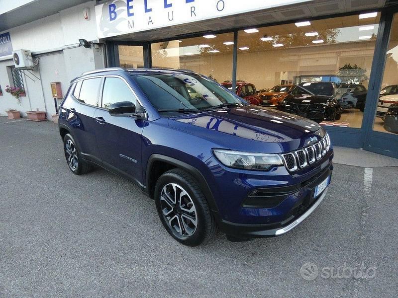 Usata Jeep Compass Limited 190 CV (139 kW) 2021 Blu SUV