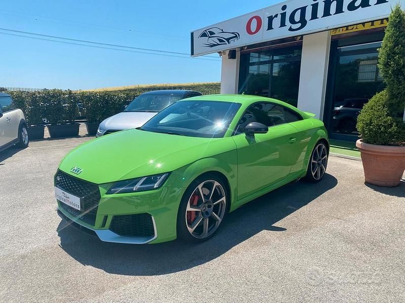 Usata Audi TT RS 400 CV (294 kW) 2021 Verde Coupé