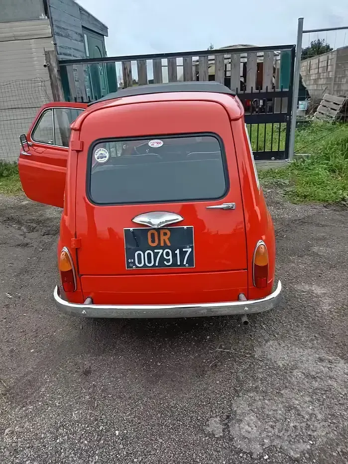 Usata Fiat 500 1970 Rosso Utilitaria