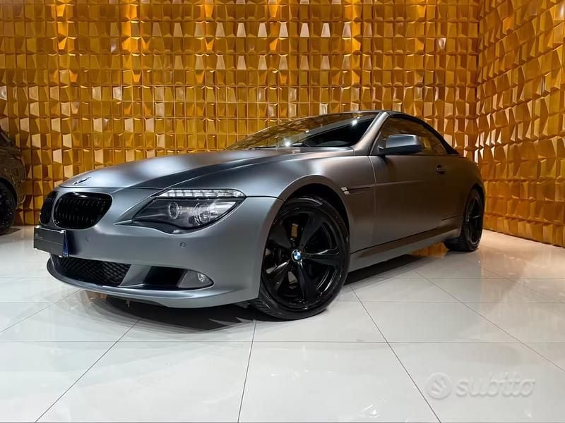 Usata BMW 635 Cabriolet Luxury Line 286 CV (210 kW) 2010 Grigio Cabrio