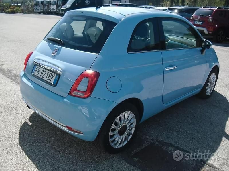Usata Fiat 500 Lounge 69 CV (50 kW) 2015 Blu Berlina