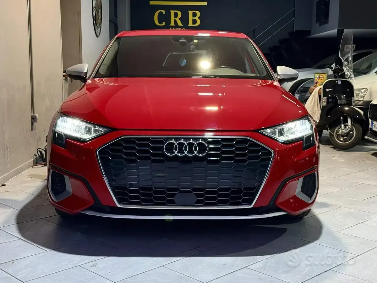 Usata Audi A3 S-Line 116 CV (85 kW) 2021 Rosso Berlina
