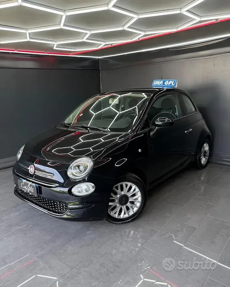 Usata Fiat 500 Lounge 69 CV (50 kW) 2018 Nero Berlina