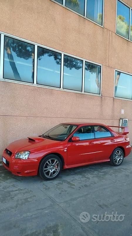 Rosso Usata 2004 Subaru Impreza Tre volumi | 46.000 € - Immagine 1/4