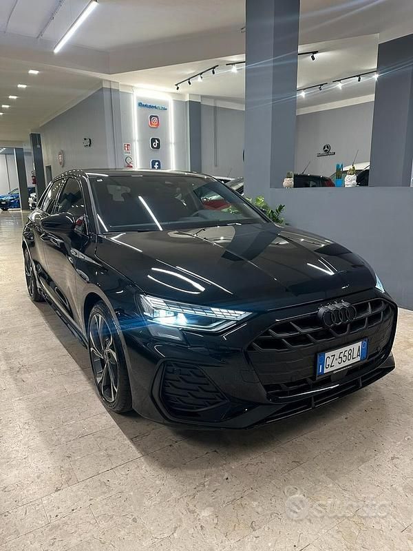 Nuova Audi A3 S-Line 150 CV (110 kW) 2025 Nero Berlina