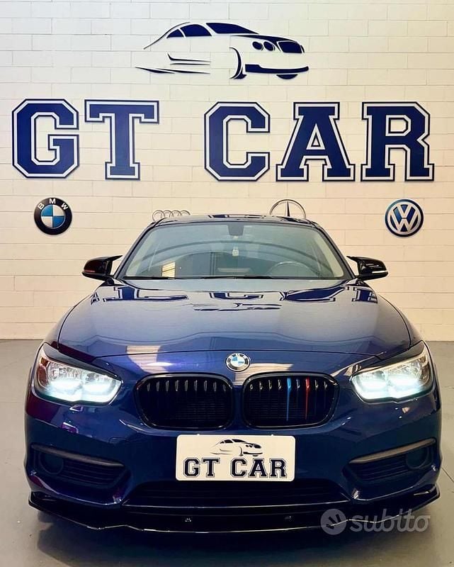 Usata BMW 118 135 CV (99 kW) 2018 Blu Utilitaria