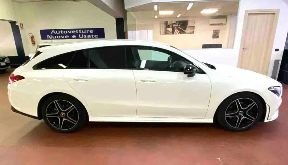 Usata Mercedes CLA200 Shooting Brake Premium 150 CV (110 kW) 2021 Bianco Station wagon
