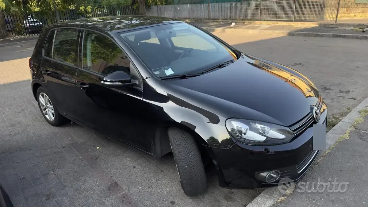 Usata VW Golf VI 140 CV (102 kW) 2011 Nero Berlina
