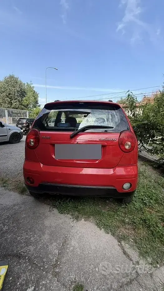 Usata Chevrolet Matiz 52 CV (38 kW) 2008 Rosso Utilitaria