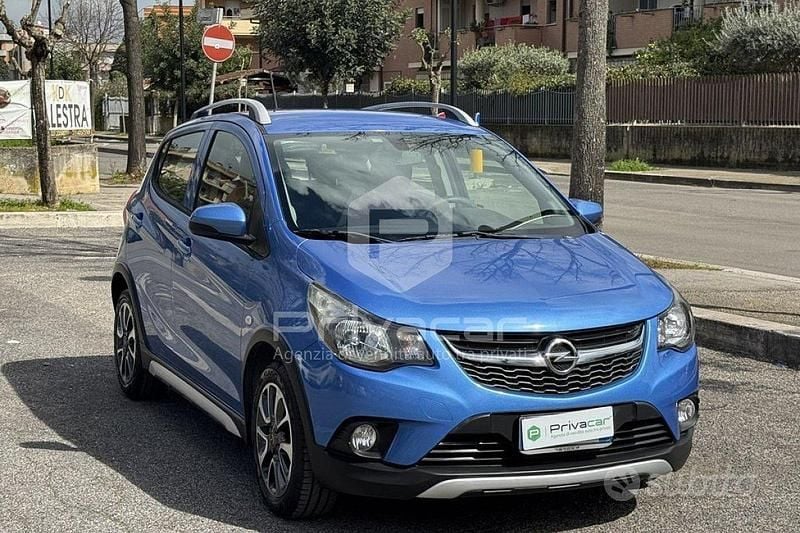 Usata Opel Karl Rocks 75 CV (55 kW) 2018 Blu Utilitaria