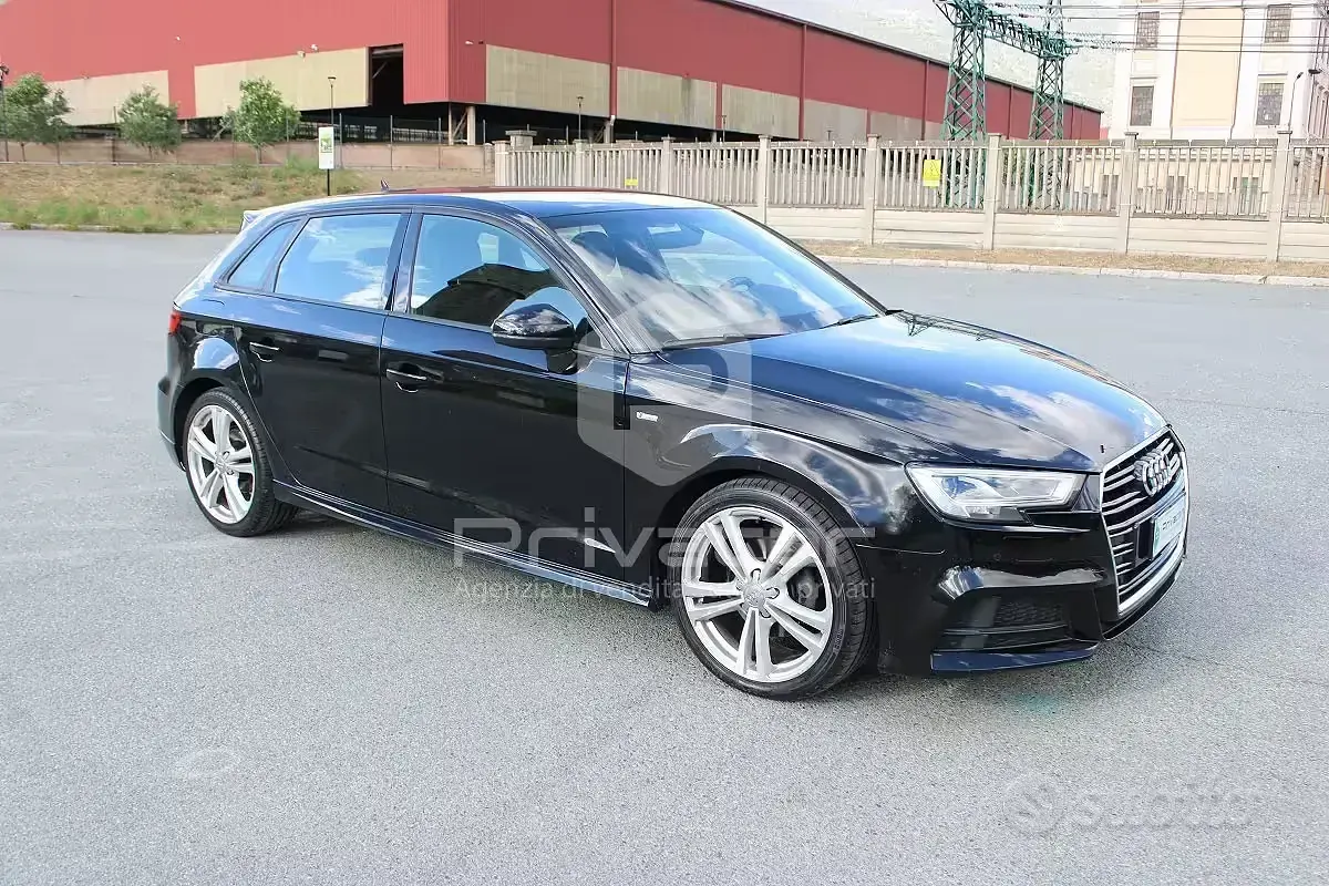 Usata Audi A3 Sport 150 CV (110 kW) 2017 Nero Utilitaria