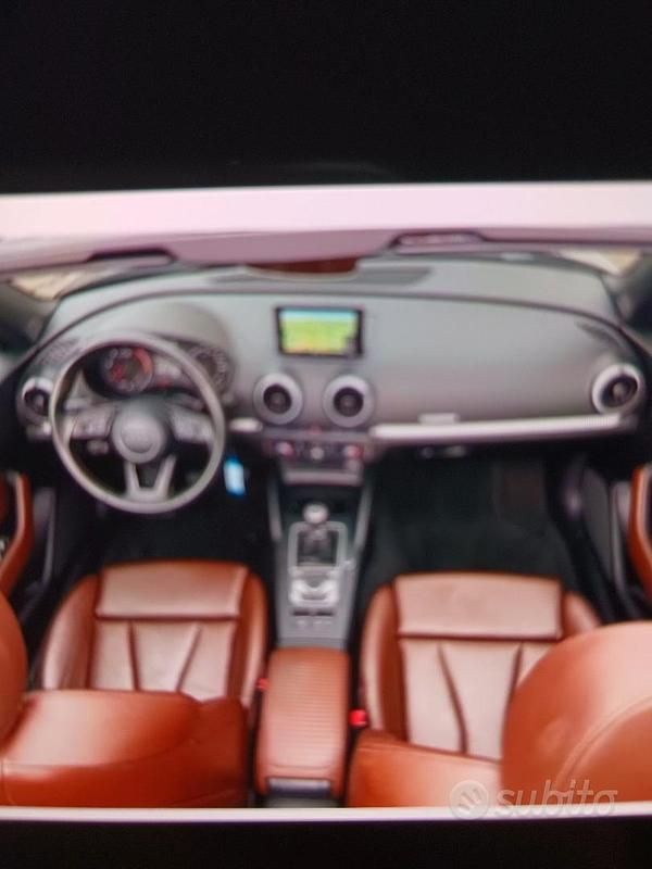 Usata Audi A3 Cabriolet 2016 Nero Cabrio