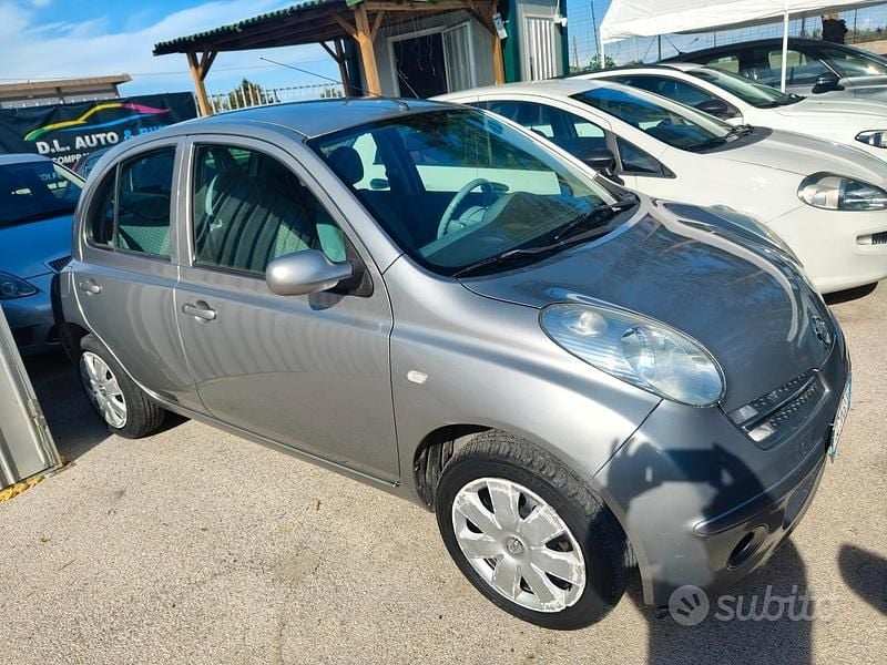Usata Nissan Micra Acenta 80 CV (58 kW) 2006 Grigio Berlina