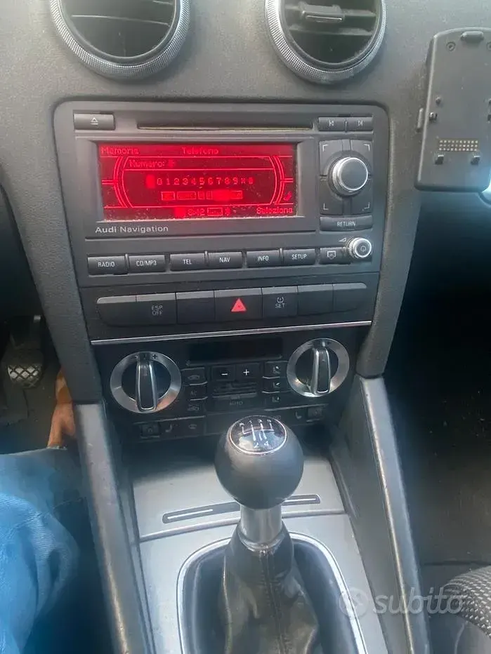 Usata Audi A3 105 CV (77 kW) 2010 Nero Utilitaria