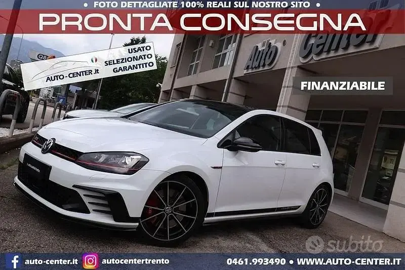 Usata VW Golf VII GTI Clubsport 265 CV (194 kW) 2016 Bianco Berlina