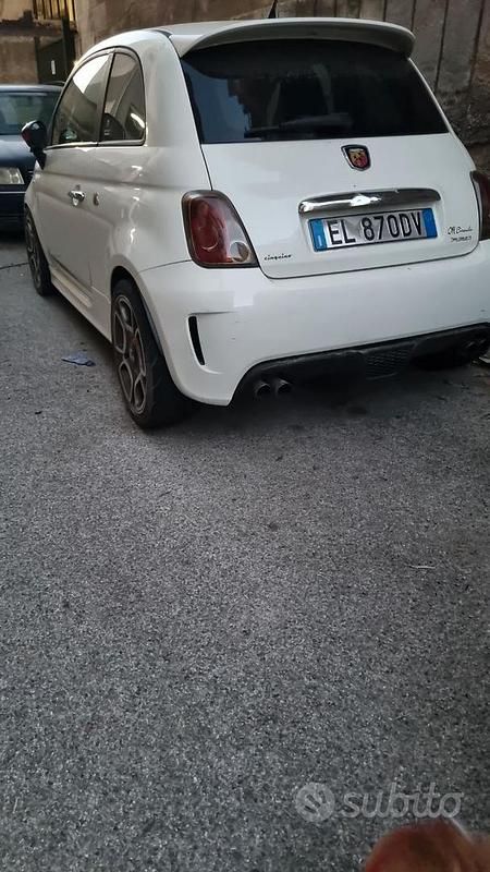 Usata Abarth 500 135 CV (99 kW) 2012 Bianco Utilitaria