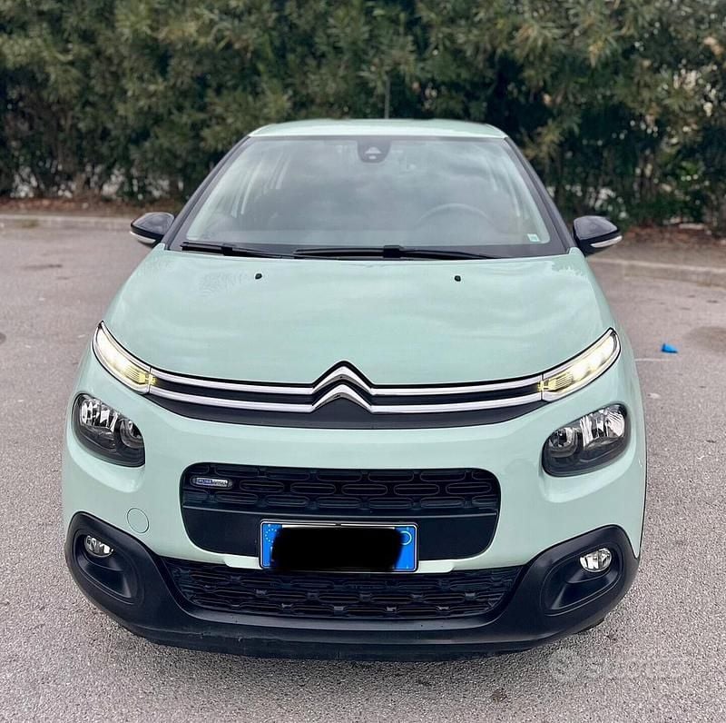 Usata Citroën C3 PureTech 82 CV (60 kW) 2017 Verde Berlina