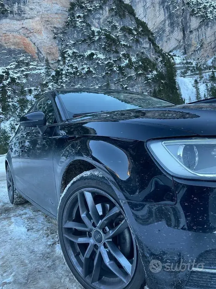Usata Audi A3 Ambiente 110 CV (80 kW) 2016 Nero Berlina