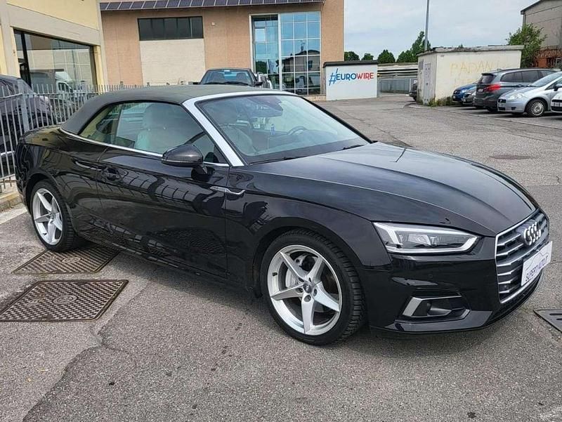 Usata Audi A5 Cabriolet Business 190 CV (139 kW) 2019 Nero Cabrio
