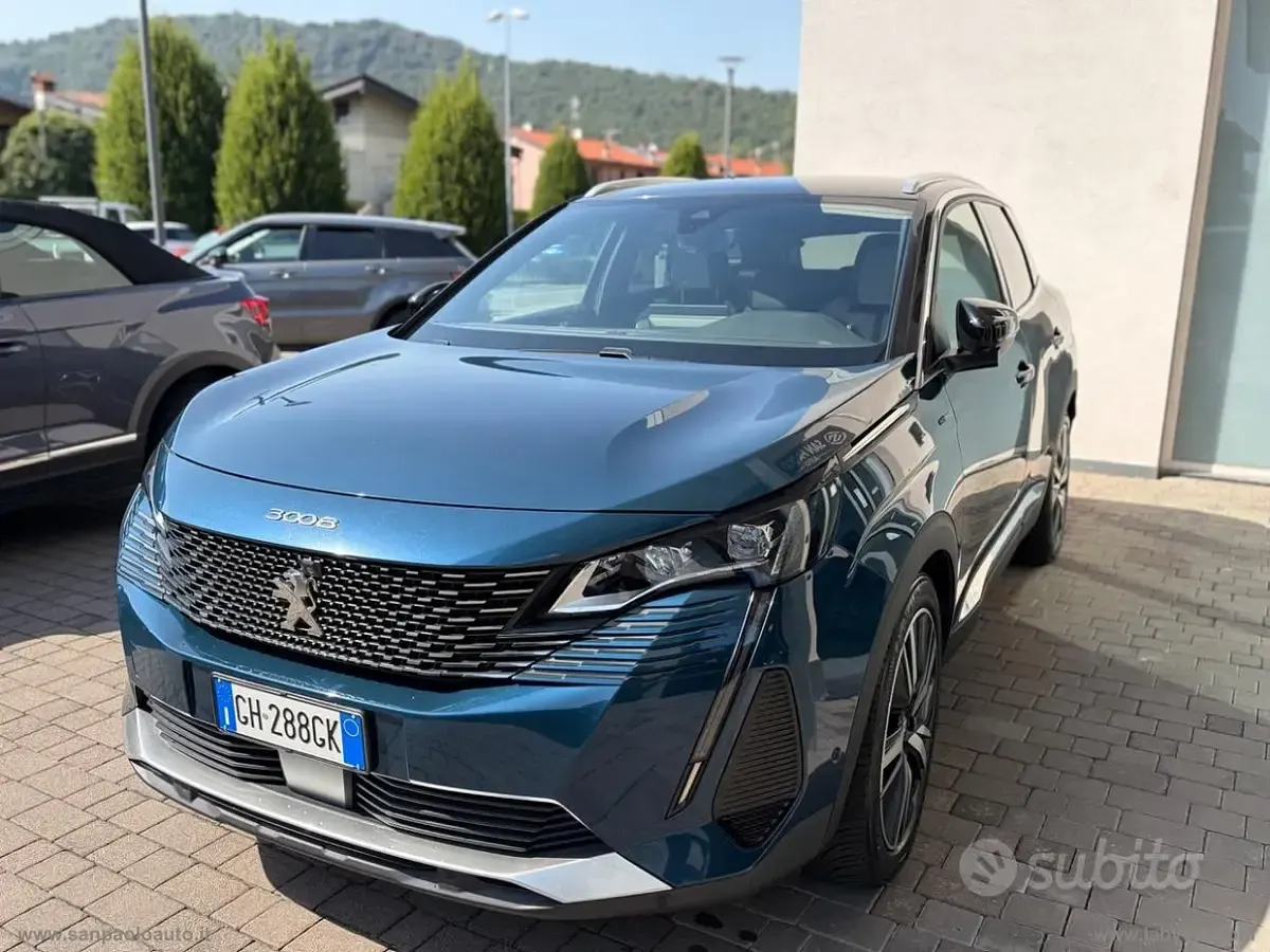 Usata Peugeot 3008 GT 181 CV (133 kW) 2021 Blu/azzurro SUV
