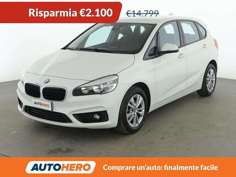 Usata BMW 218 Active Tourer Advantage 136 CV (100 kW) 2016 Bianco Monovolume