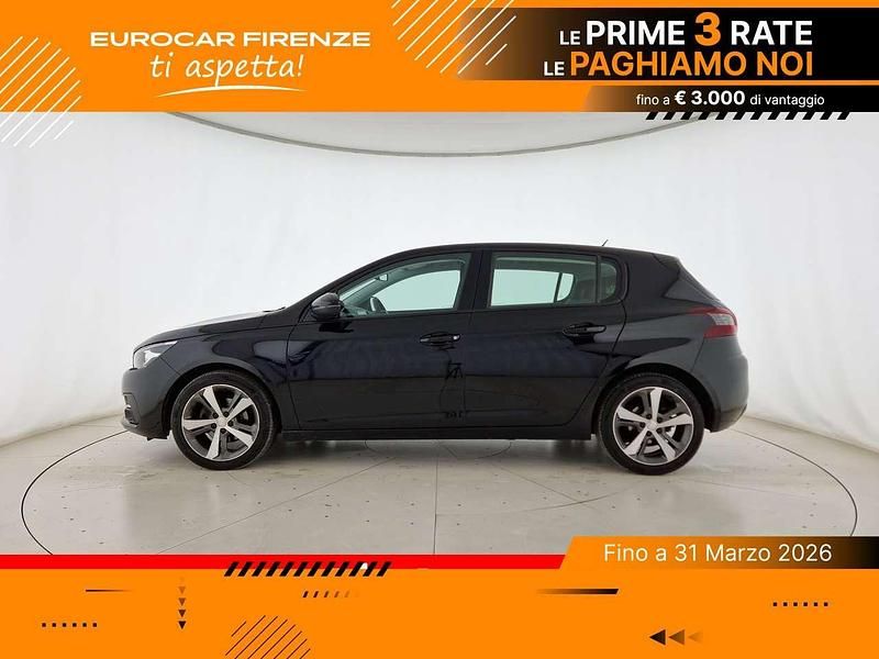 Usata Peugeot 308 Active 131 CV (96 kW) 2020 Nero Berlina
