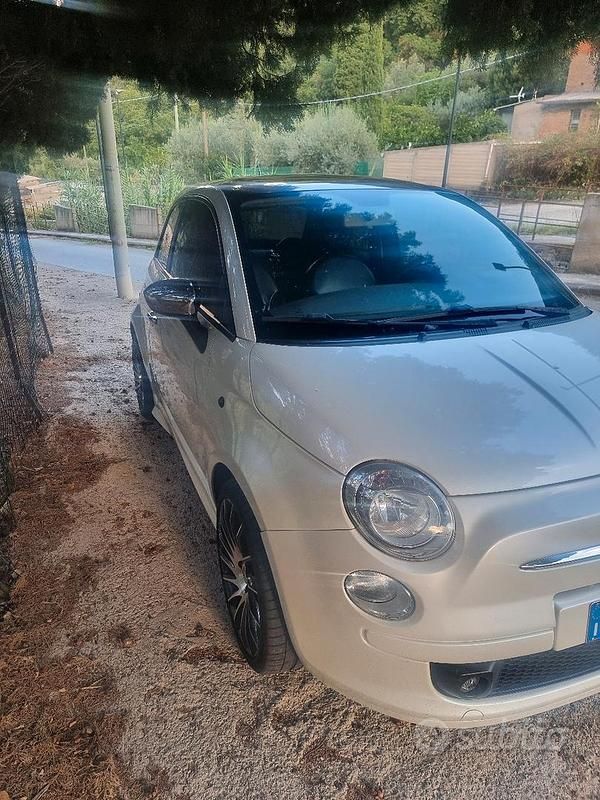Usata Fiat 500 100 CV (73 kW) 2008 Bianco