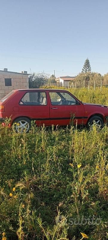 Usata VW Golf II 1987 Rosso Utilitaria