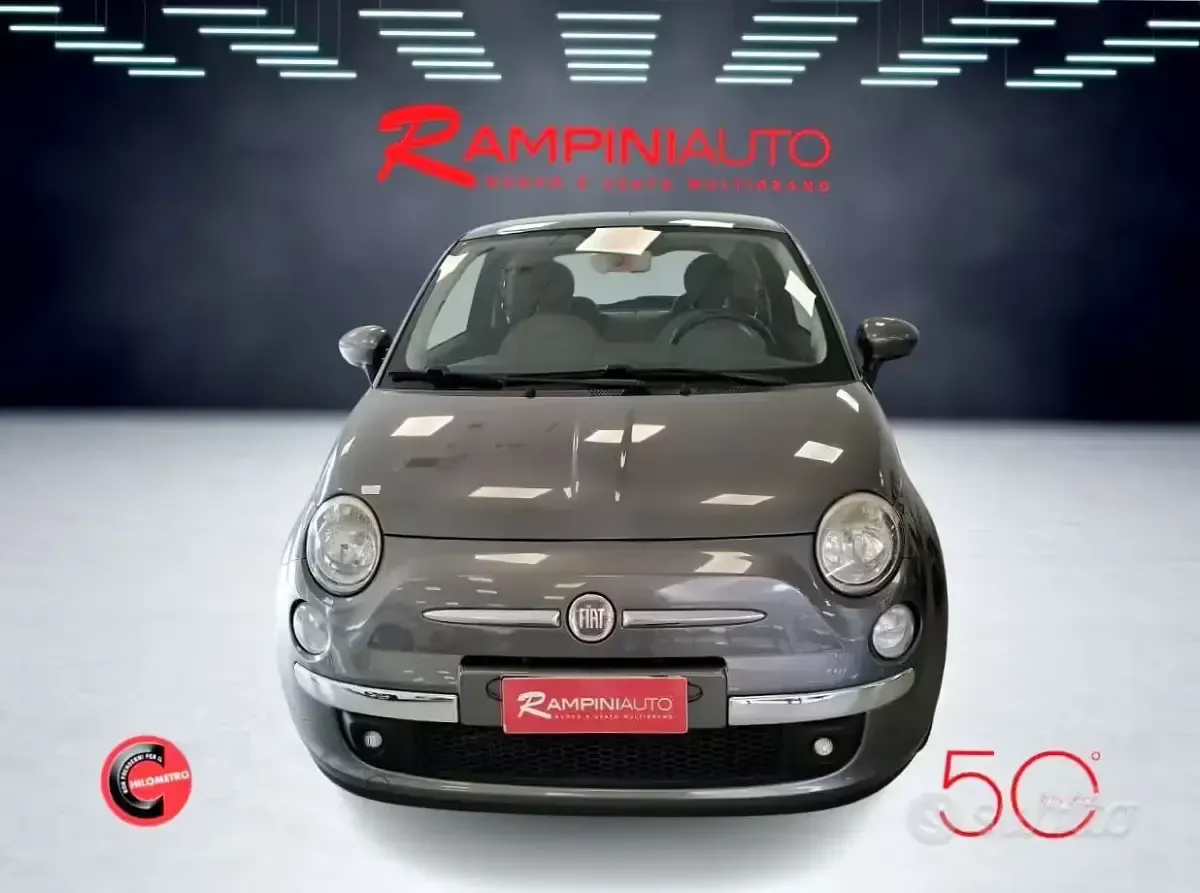 Usata Fiat 500 Lounge 95 CV (69 kW) 2011 Grigio Utilitaria