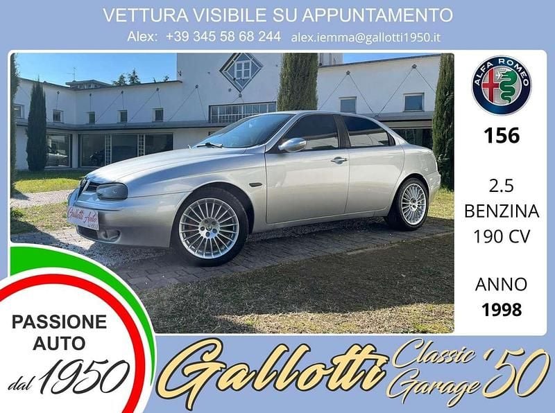 Usata Alfa Romeo 156 220 CV (161 kW) 1998 Grigiometall Berlina
