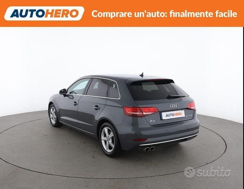 Usata Audi A3 Sport 190 CV (139 kW) 2019 Grigio Berlina