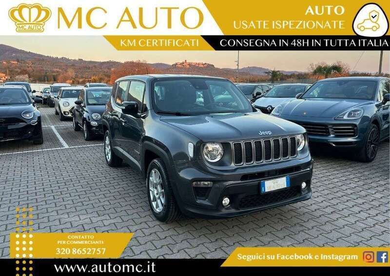 Usata Jeep Renegade Limited 120 CV (88 kW) 2023 Grigio scuro SUV