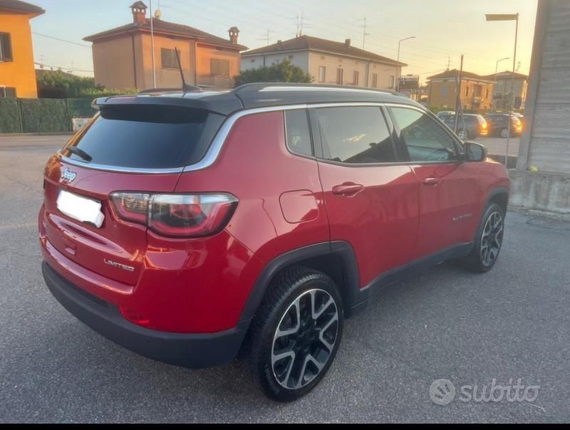 Usata Jeep Compass Limited 140 CV (102 kW) 2019 Rosso SUV