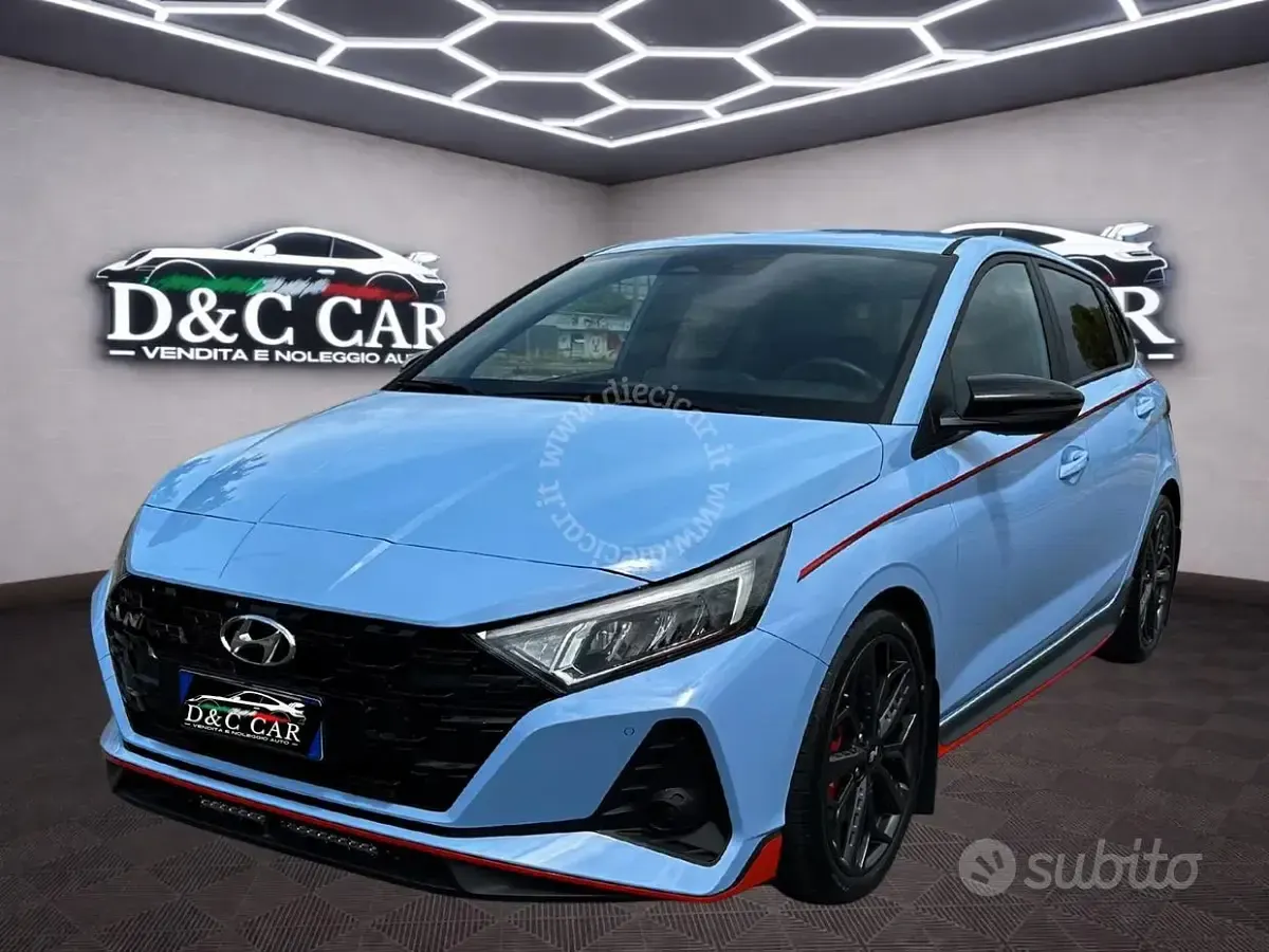 Usata Hyundai i20 N Performance 204 CV (150 kW) 2023 Blu Utilitaria