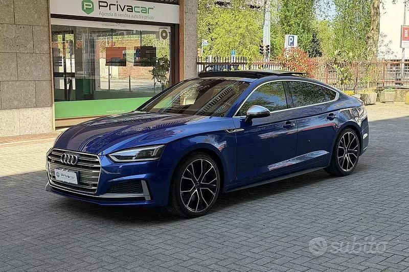 Usata Audi S5 Comfort 354 CV (260 kW) 2018 Blu Coupé