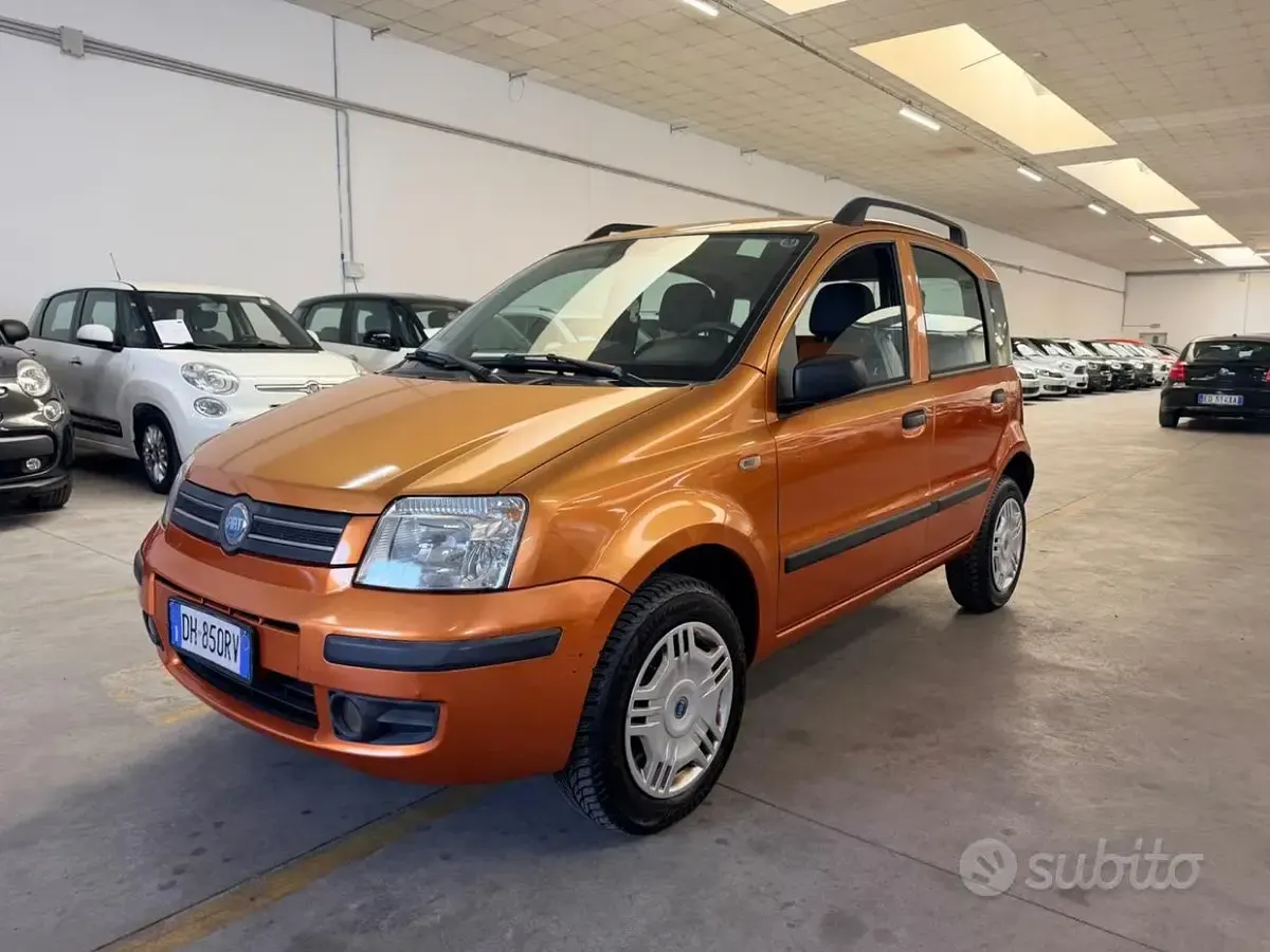 Usata Fiat Panda Dynamic 60 CV (44 kW) 2007 Arancione Utilitaria