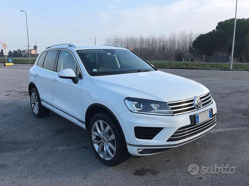 Usata VW Touareg 204 CV (150 kW) 2017 Bianco SUV