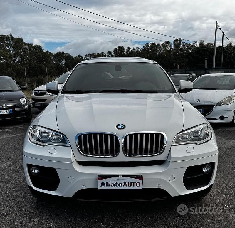 Begagnad BMW X6 M Efficient Dynamics 560 HK (411 kW) 2013 Vit SUV