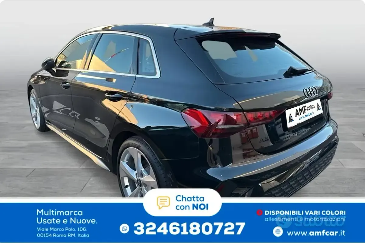 Usata Audi A3 S-Line 150 CV (110 kW) 2025 Nero Berlina